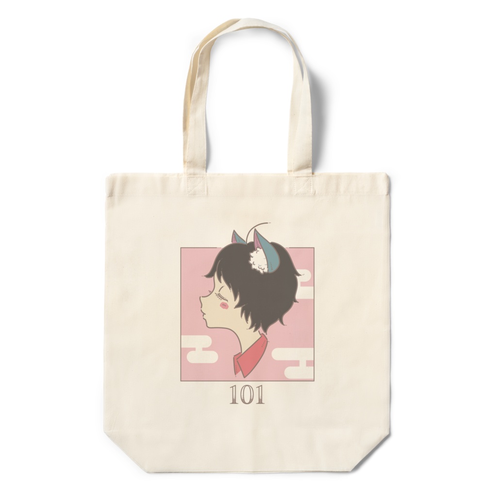 《市丸イチ✖しにんくん》101コラボエコバッグ