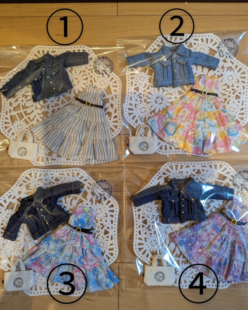 新作　1/12　服　コーデセット　