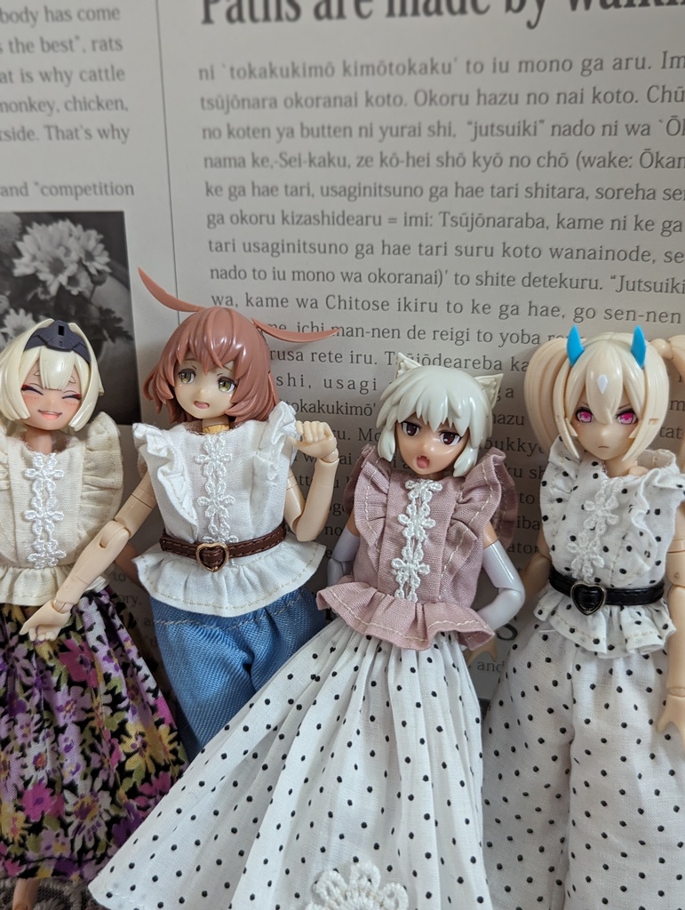 新作 ノースリーブブラウス ガルプラ 1/12 プラモデル 服 美少女プラモデル