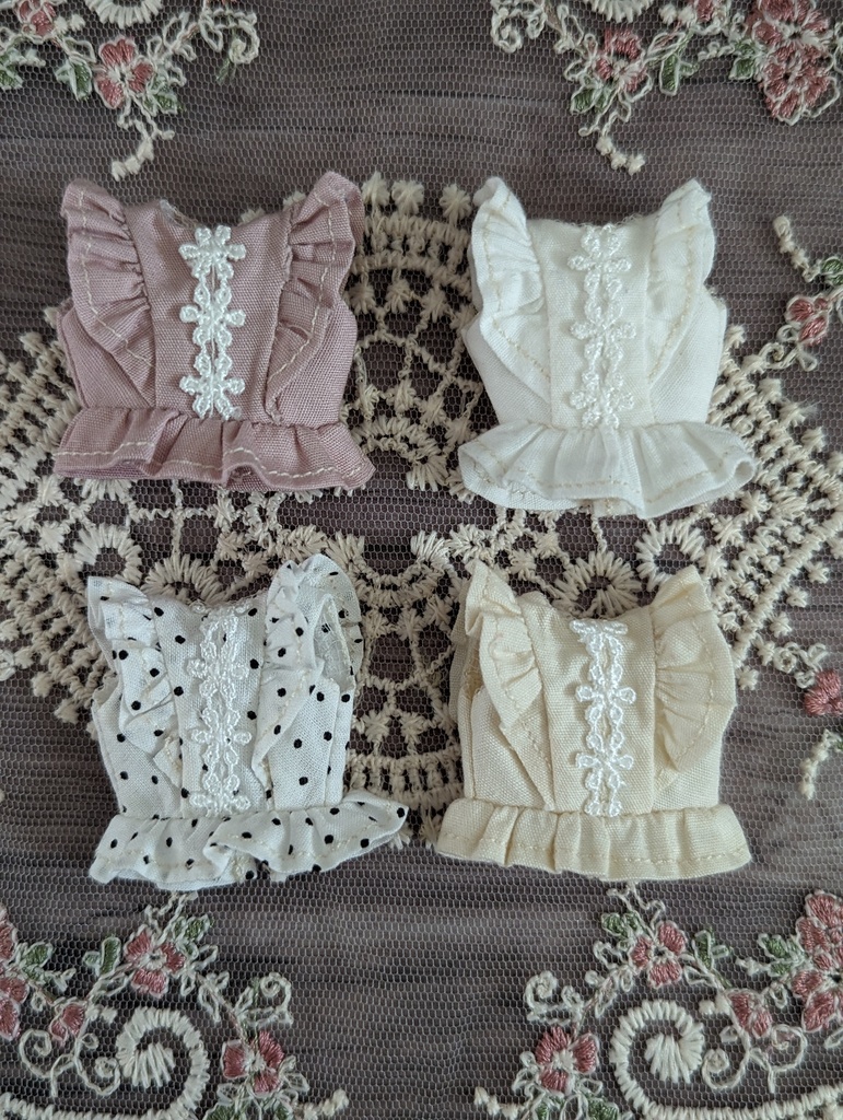 新作 ノースリーブブラウス ガルプラ 1/12 プラモデル 服 美少女プラモデル