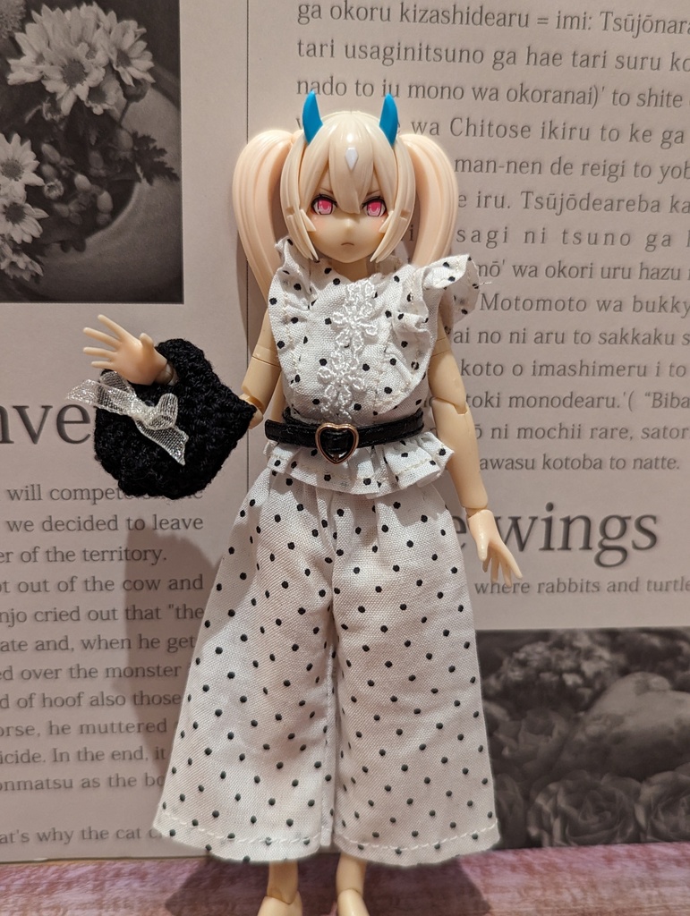 ブラウスセット(パンツ) ガルプラ 1/12 プラモデル 服 美少女プラモデル