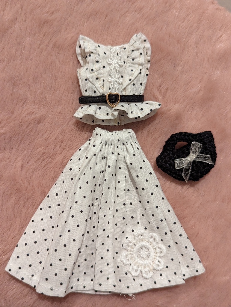 ブラウスセット(スカート) ガルプラ 1/12 プラモデル 服 美少女プラモデル