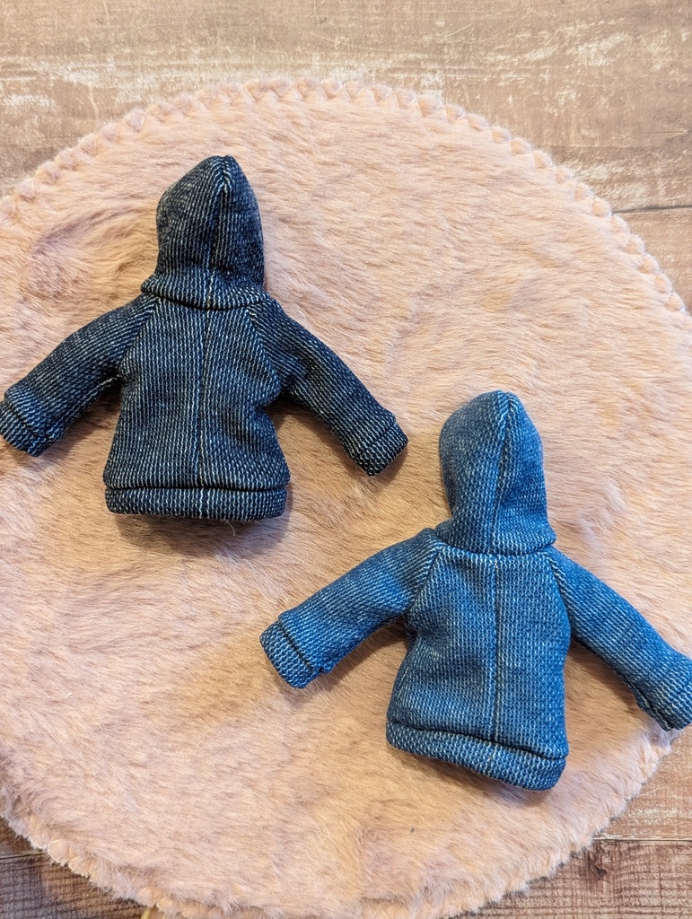 新色 パーカーワンピ デニム調 メガミデバイス