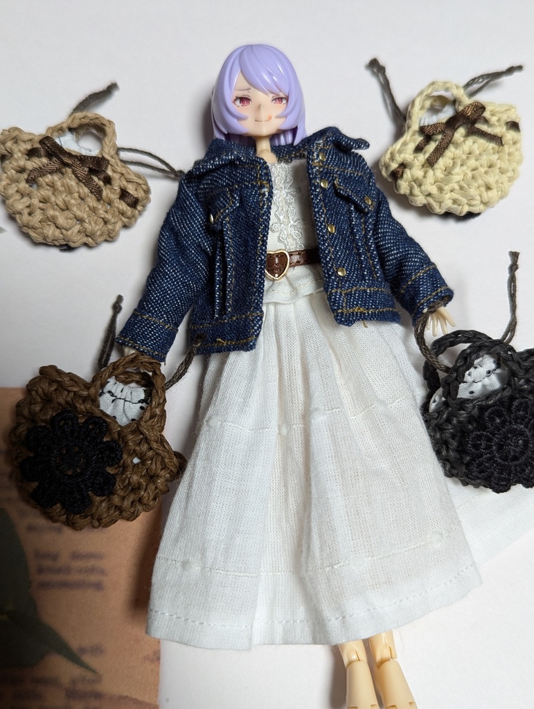 新作 5way手編みかごバッグ メガミデバイス 1/12 美少女プラモデル