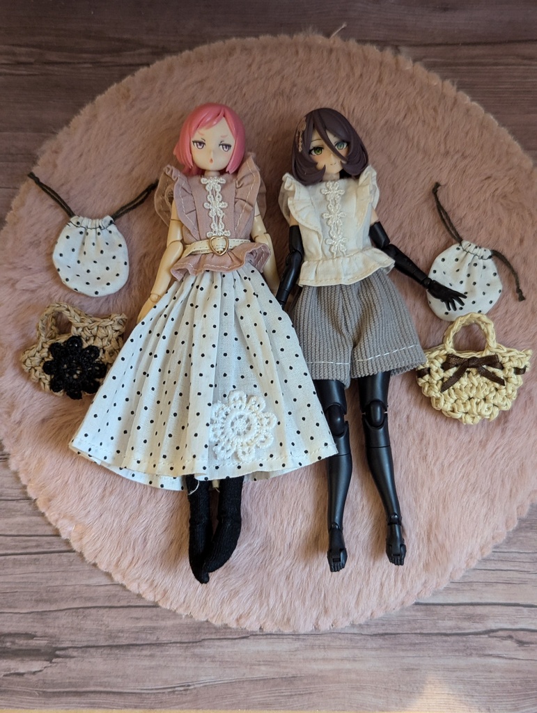 新作 5way手編みかごバッグ メガミデバイス 1/12 美少女プラモデル