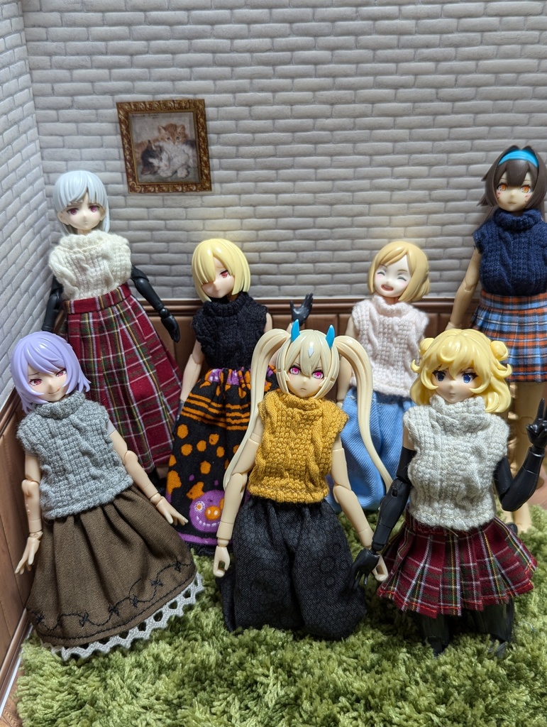 新作 ノースリーブタートル メガミデバイス 布服 1/12