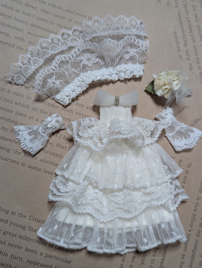 １点物　ウェディングドレスセット　美プラ　布服