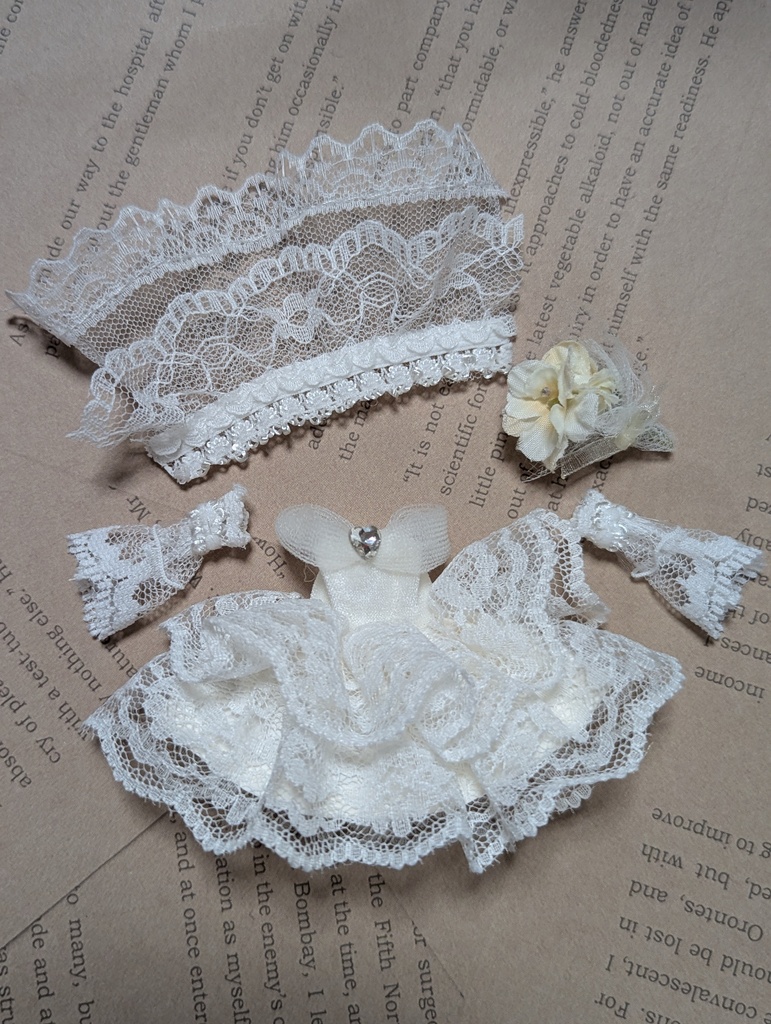 1点物 ウェディングドレスセット 美プラ 布服