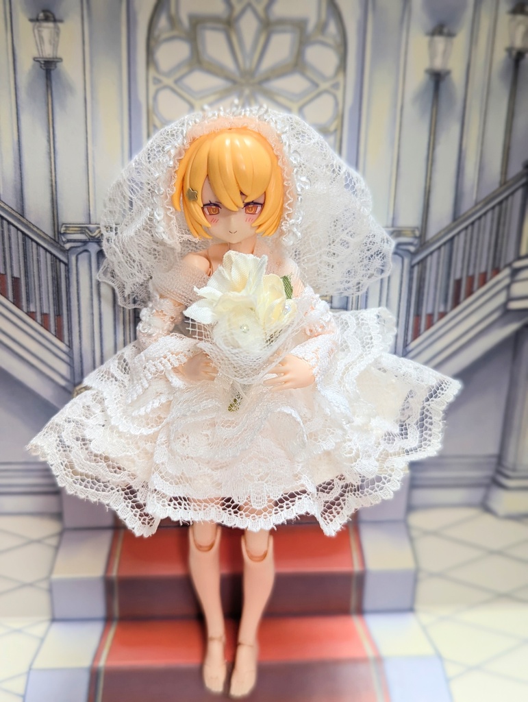 1点物 ウェディングドレスセット 美プラ 布服