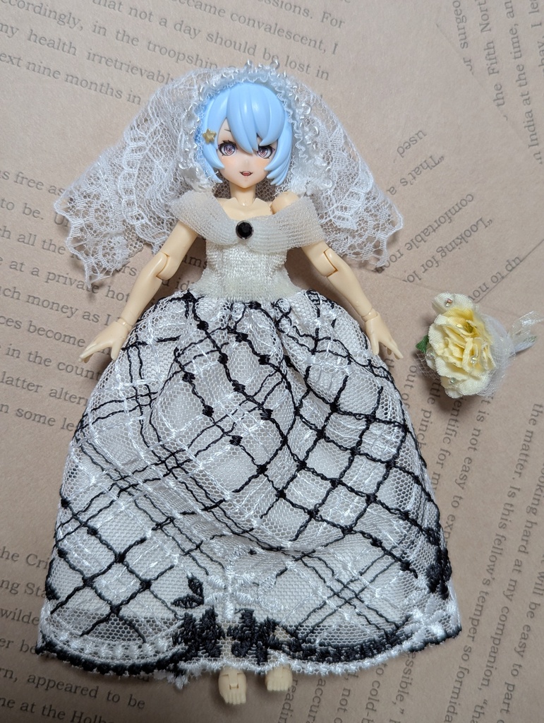 1点物 ウェディングドレスセット 美プラ 布服
