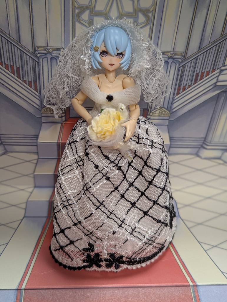 1点物 ウェディングドレスセット 美プラ 布服