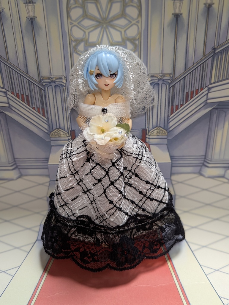 １点物　ウェディングドレスセット　美プラ　布服