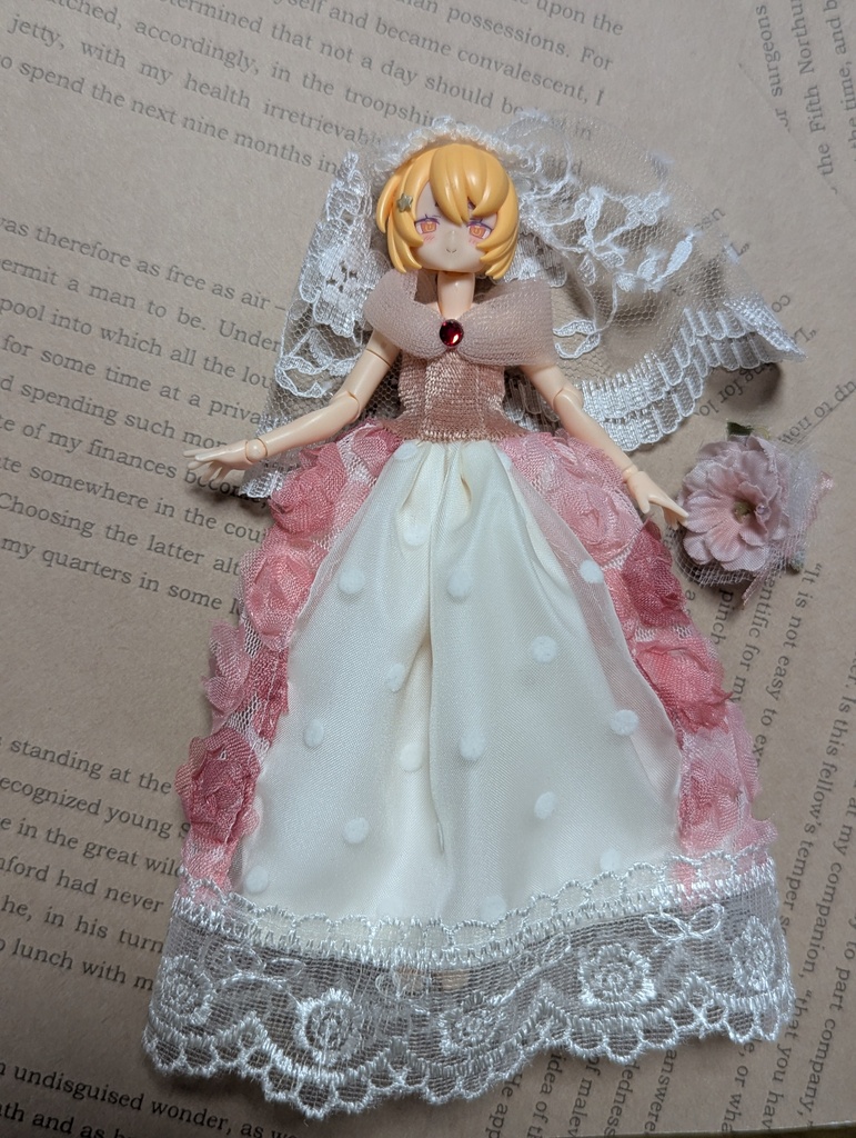 1点物 ウェディングドレスセット 美プラ 布服