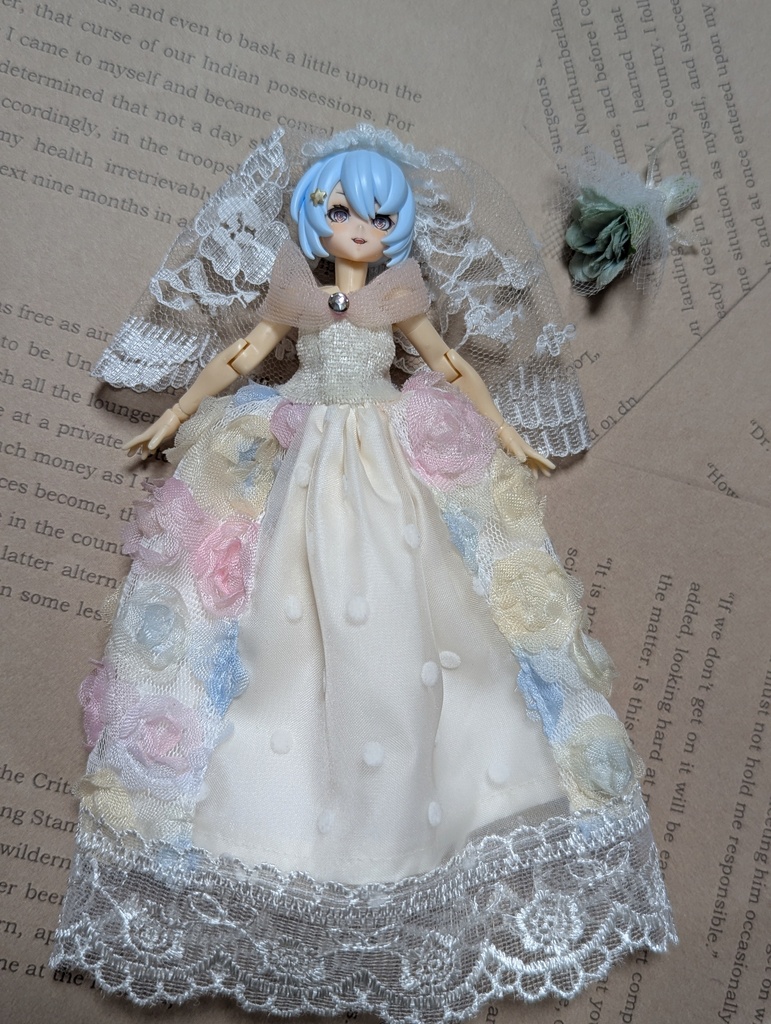 1点物 ウェディングドレスセット 美プラ 布服