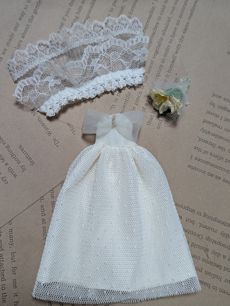1点物 ウェディングドレスセット 美プラ 布服
