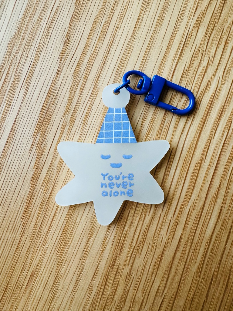 いつでもいっしょ　　星蓄光キーホルダー🌟