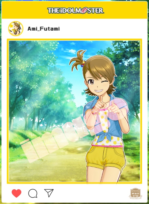 SNS風アクリルキーホルダー