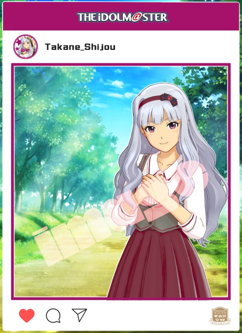 SNS風アクリルキーホルダー