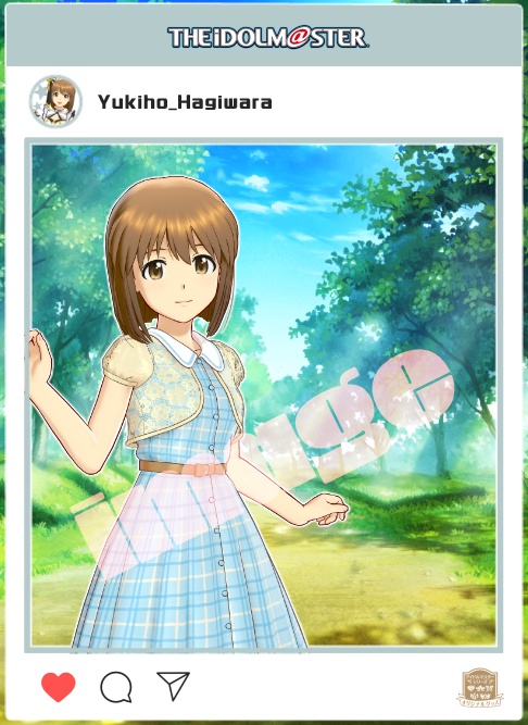 SNS風アクリルキーホルダー