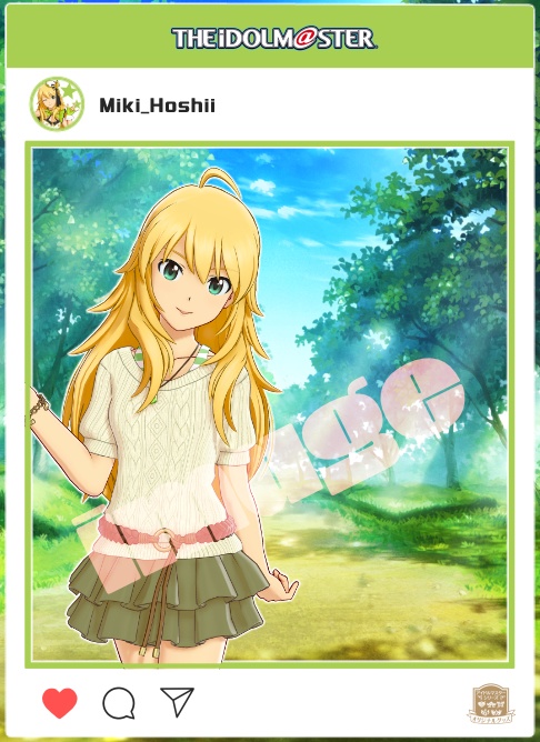 SNS風アクリルキーホルダー