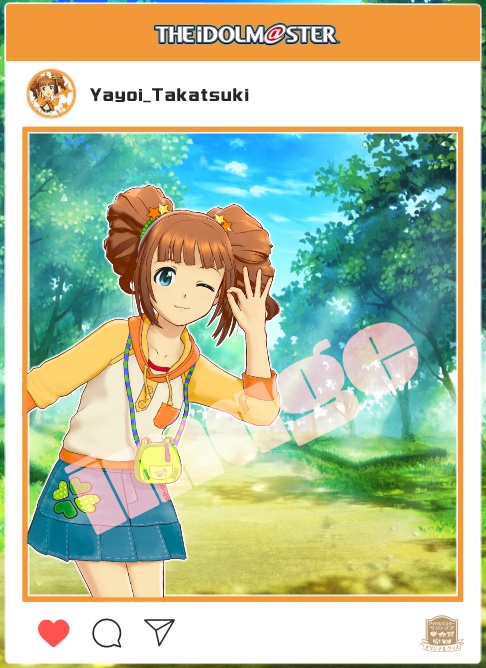 SNS風アクリルキーホルダー