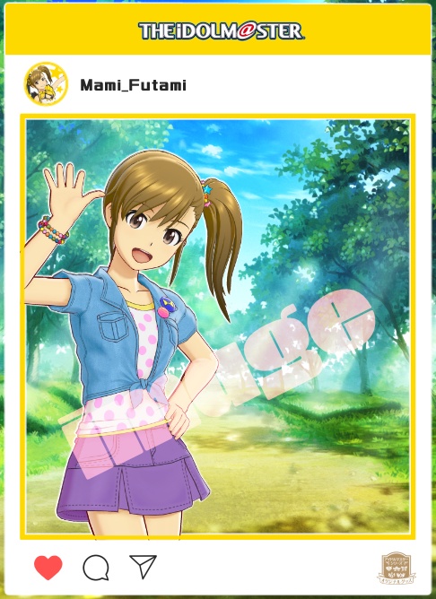 SNS風アクリルキーホルダー