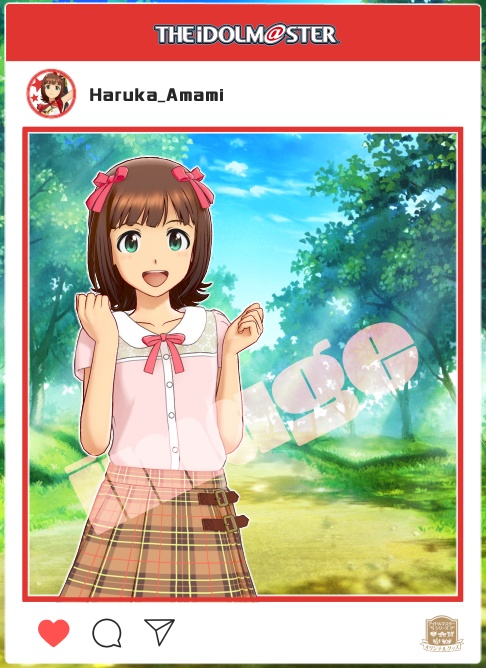 SNS風アクリルキーホルダー