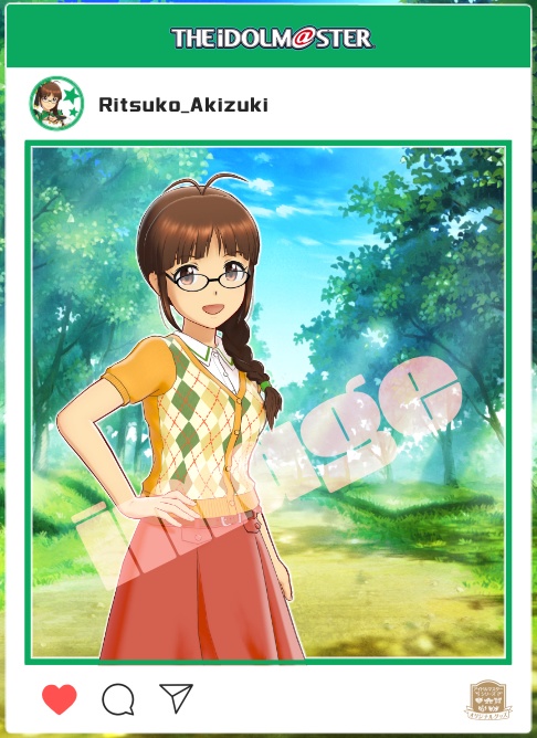 SNS風アクリルキーホルダー