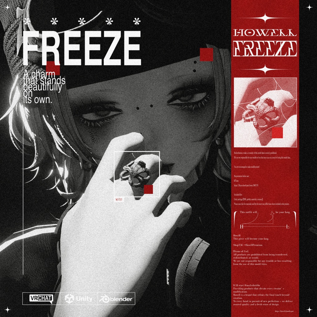 【FREEZE】3Dアクセサリー