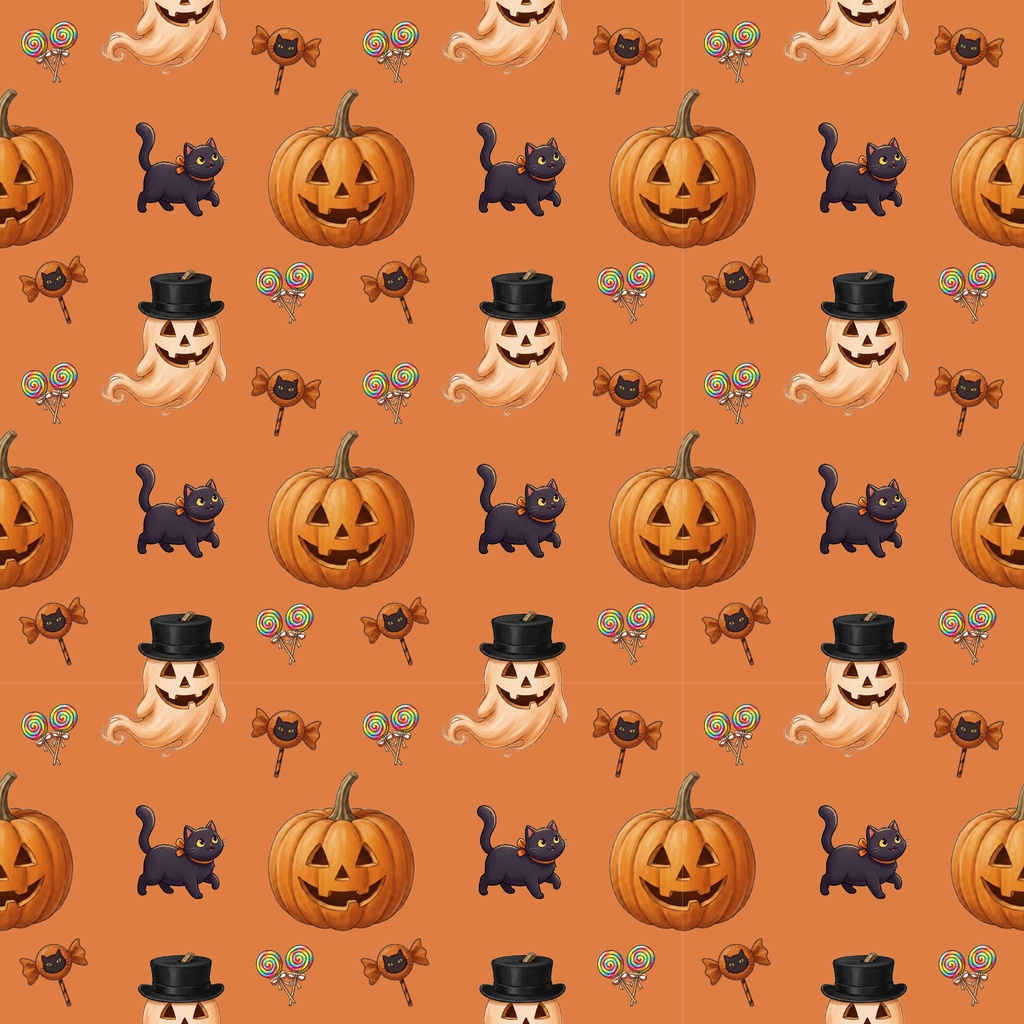 Halloween Digital Paper – 7 Designs