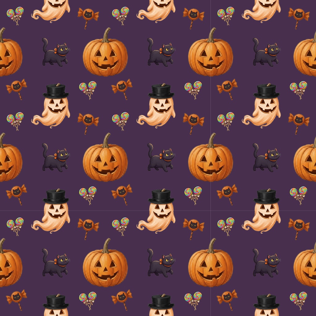 Halloween Digital Paper – 7 Designs