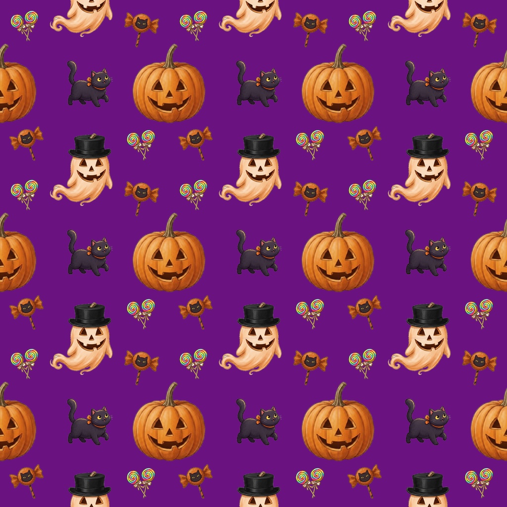 Halloween Digital Paper – 7 Designs