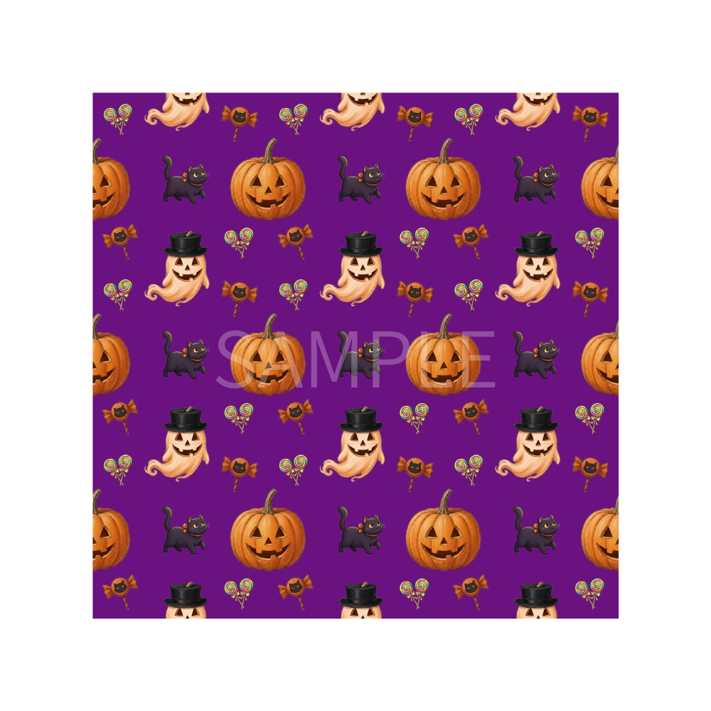ハロウィン*デジタルペーパー – 7種類のデザイン