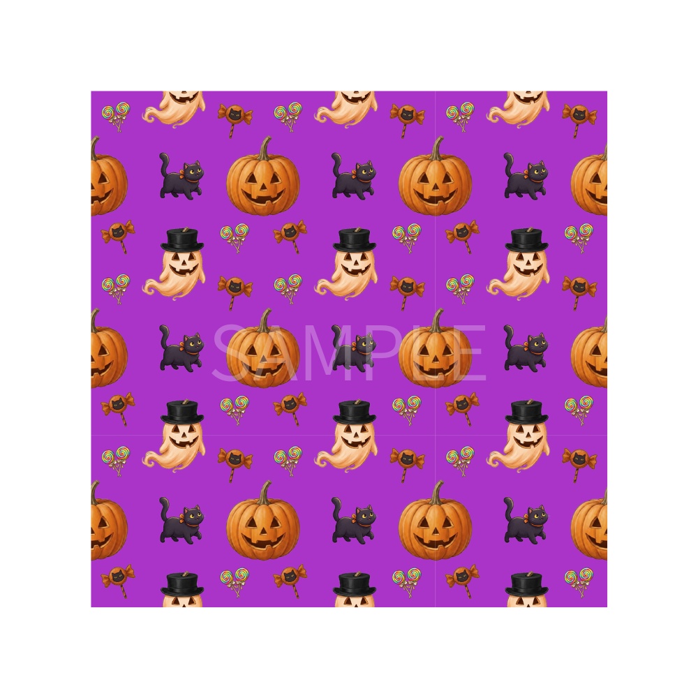 ハロウィン*デジタルペーパー – 7種類のデザイン