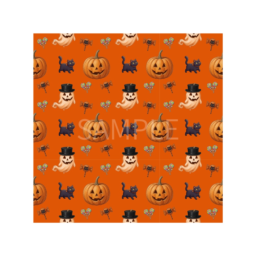 ハロウィン*デジタルペーパー – 7種類のデザイン