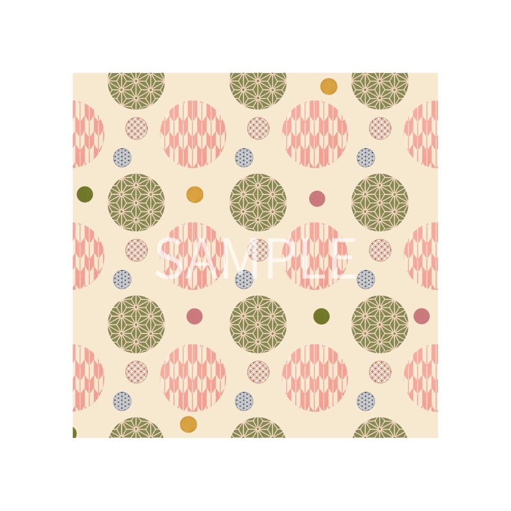 Japanese Pattern Digital Paper – 7 Designs | PNG