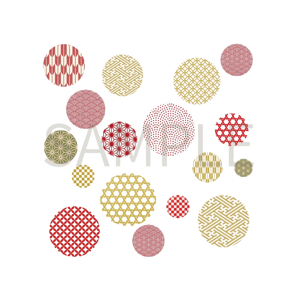 Japanese Pattern Digital Paper – 7 Designs | PNG