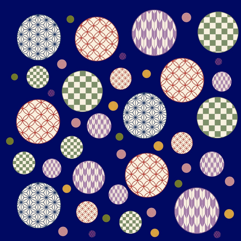 Japanese Pattern Digital Paper – 7 Designs | PNG