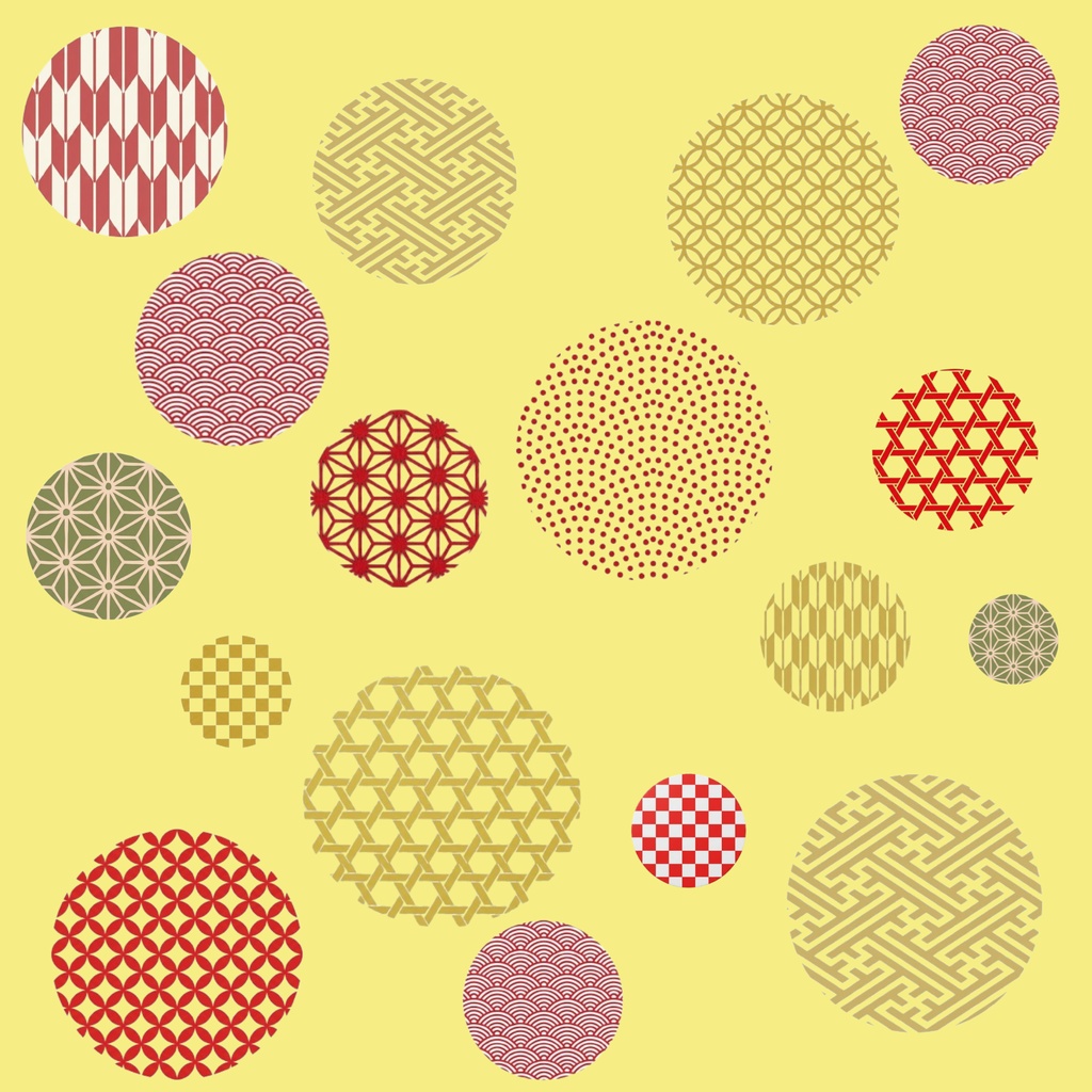 Japanese Pattern Digital Paper – 7 Designs | PNG