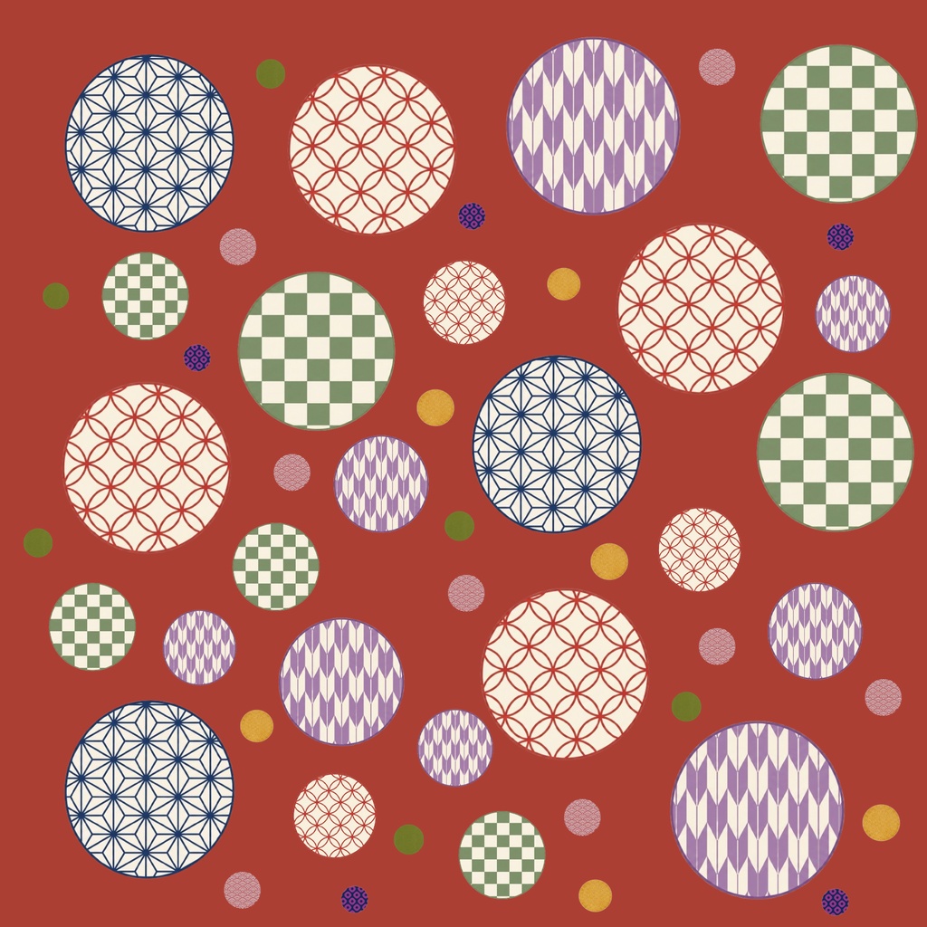 Japanese Pattern Digital Paper – 7 Designs | PNG
