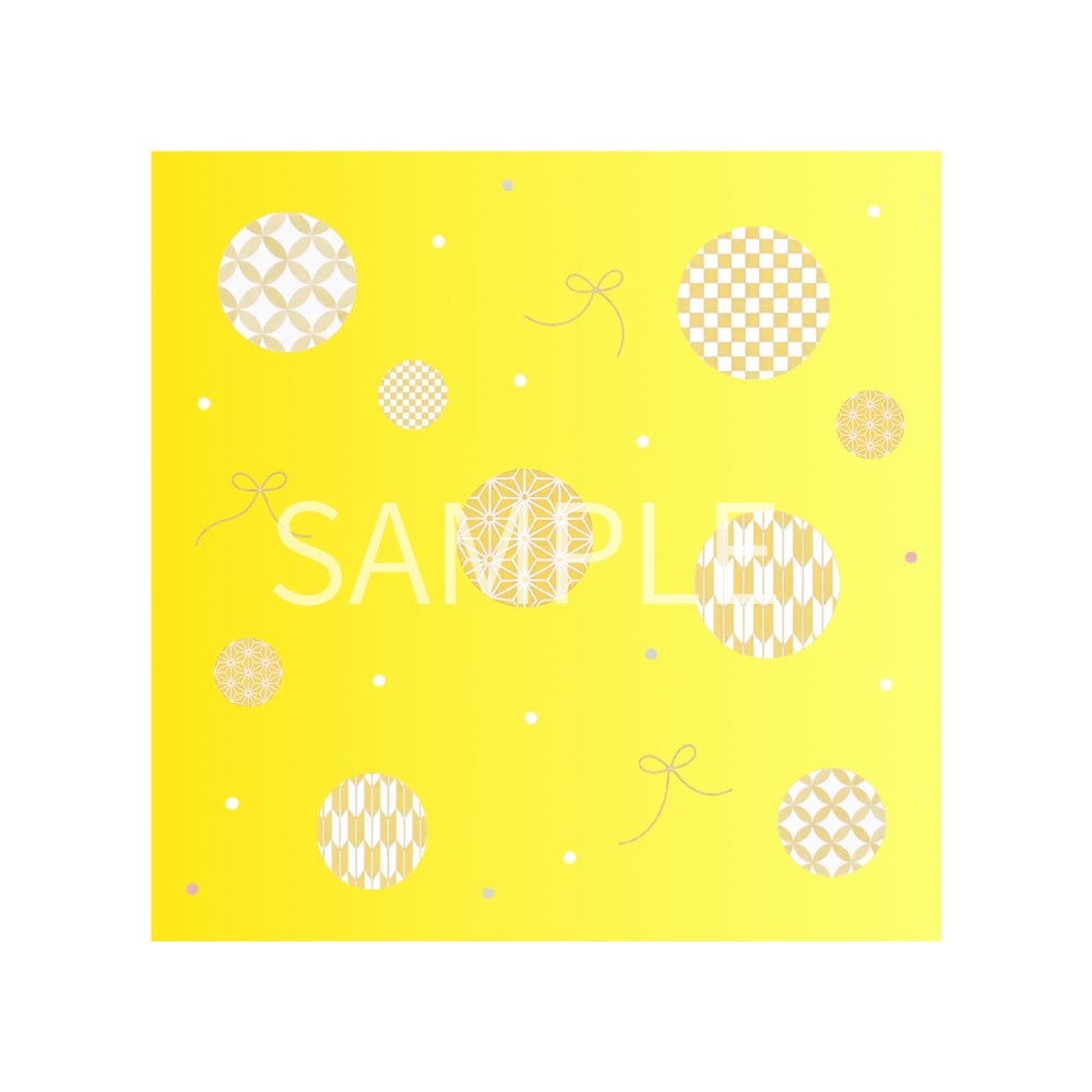 Japanese Pattern & Ribbon – 7 Designs | PNG
