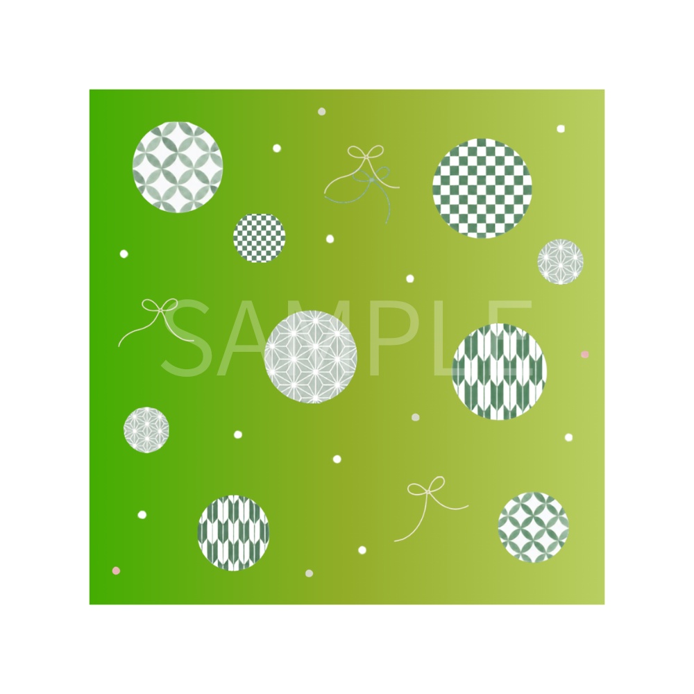 Japanese Pattern & Ribbon – 7 Designs | PNG