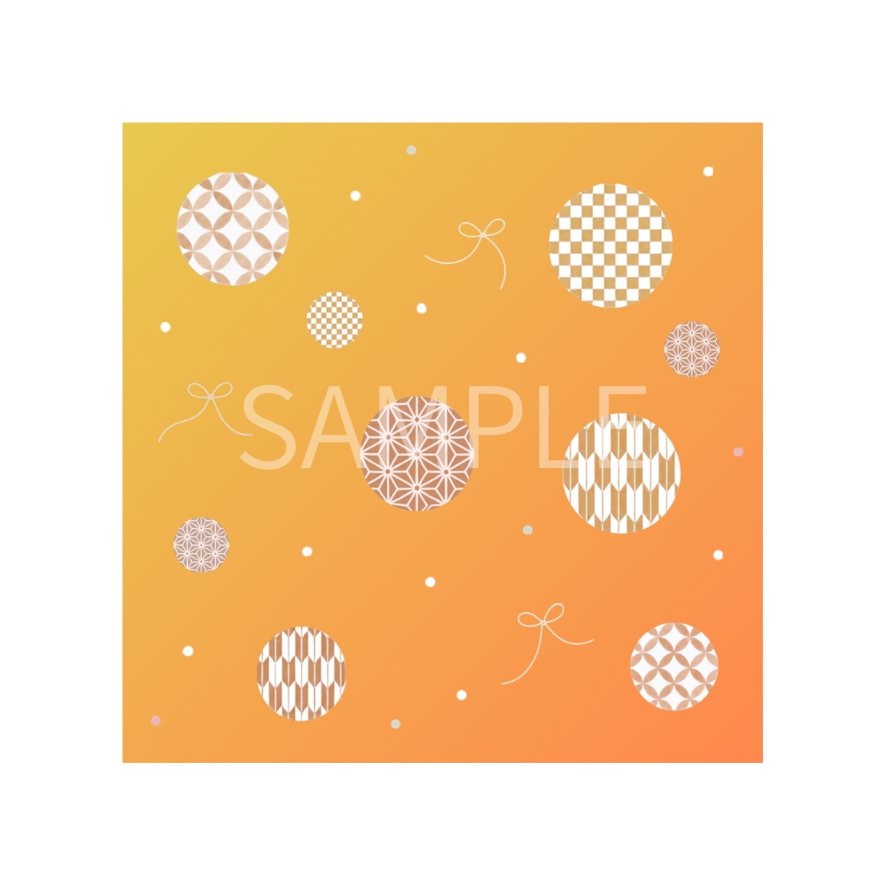 Japanese Pattern & Ribbon – 7 Designs | PNG