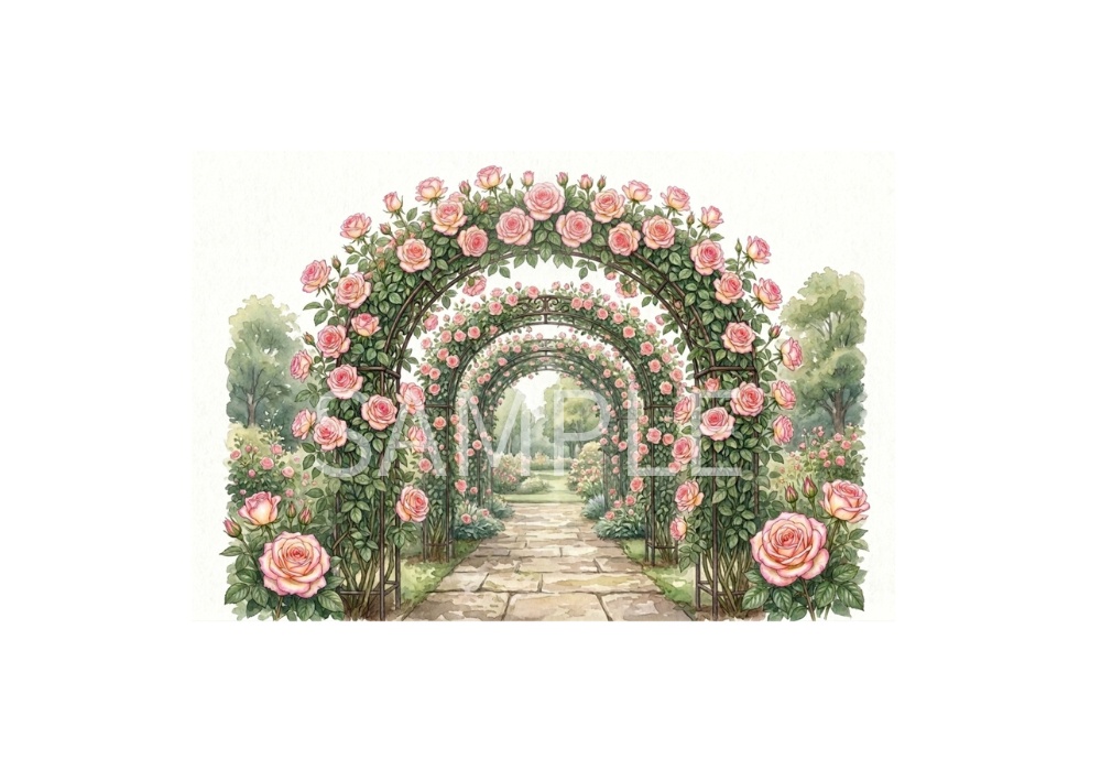 Rose Botanical Art – 7 Postcard Designs