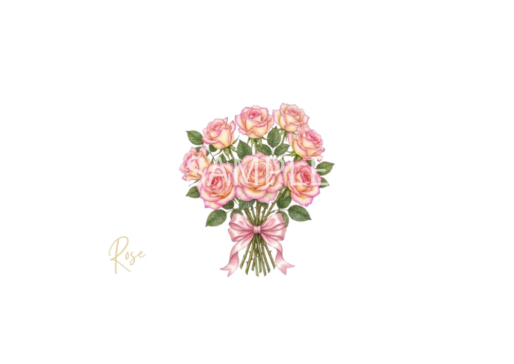 Rose Botanical Art – 7 Postcard Designs