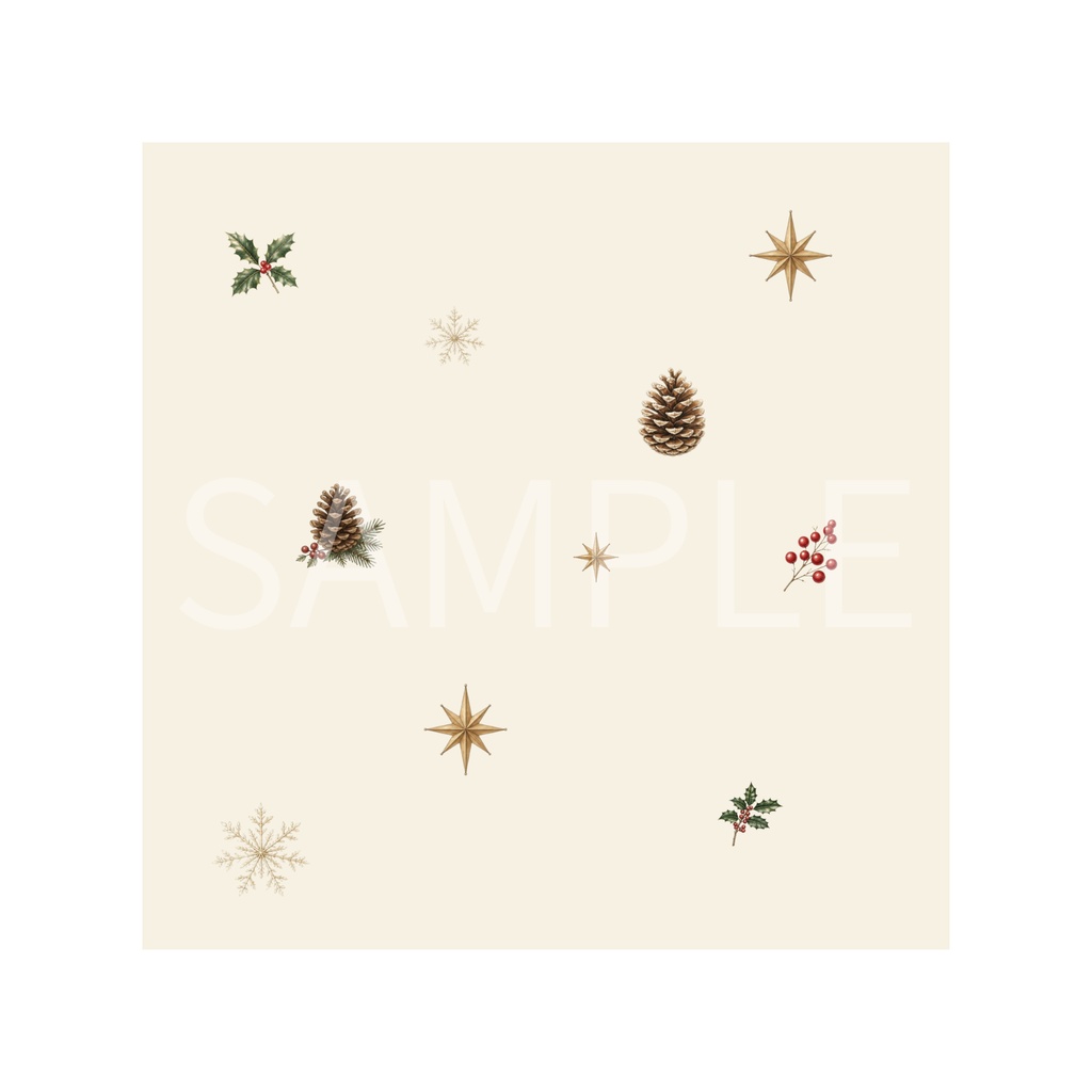 Elegant Christmas Digital Paper – 7 Designs