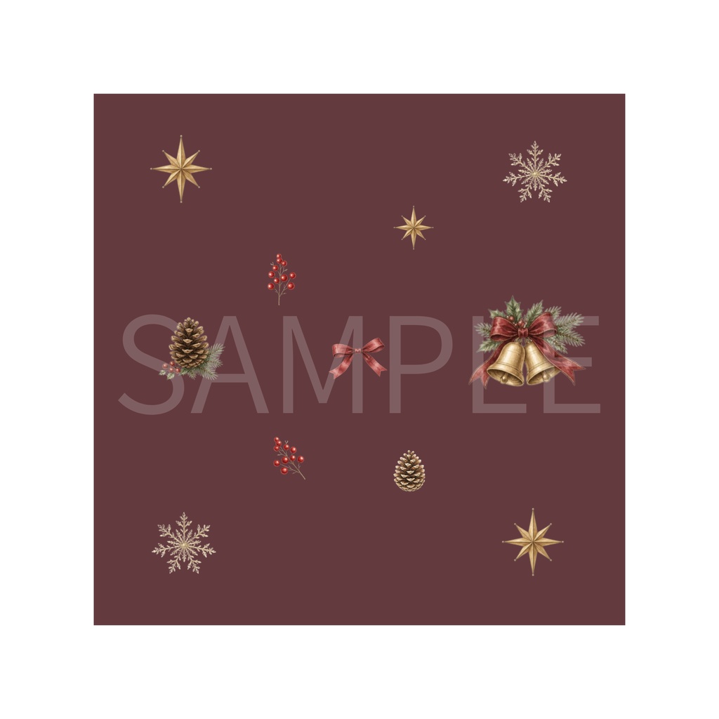 Elegant Christmas Digital Paper – 7 Designs