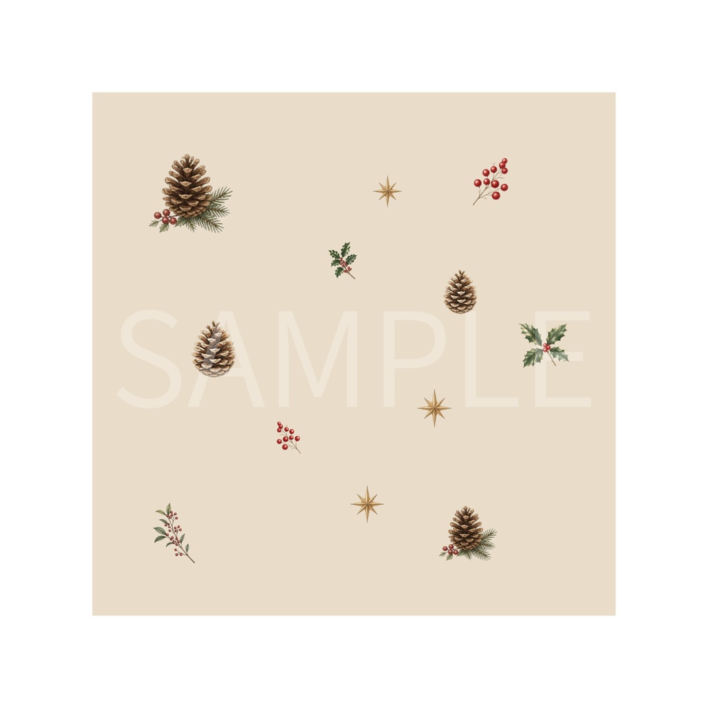 Elegant Christmas Digital Paper – 7 Designs
