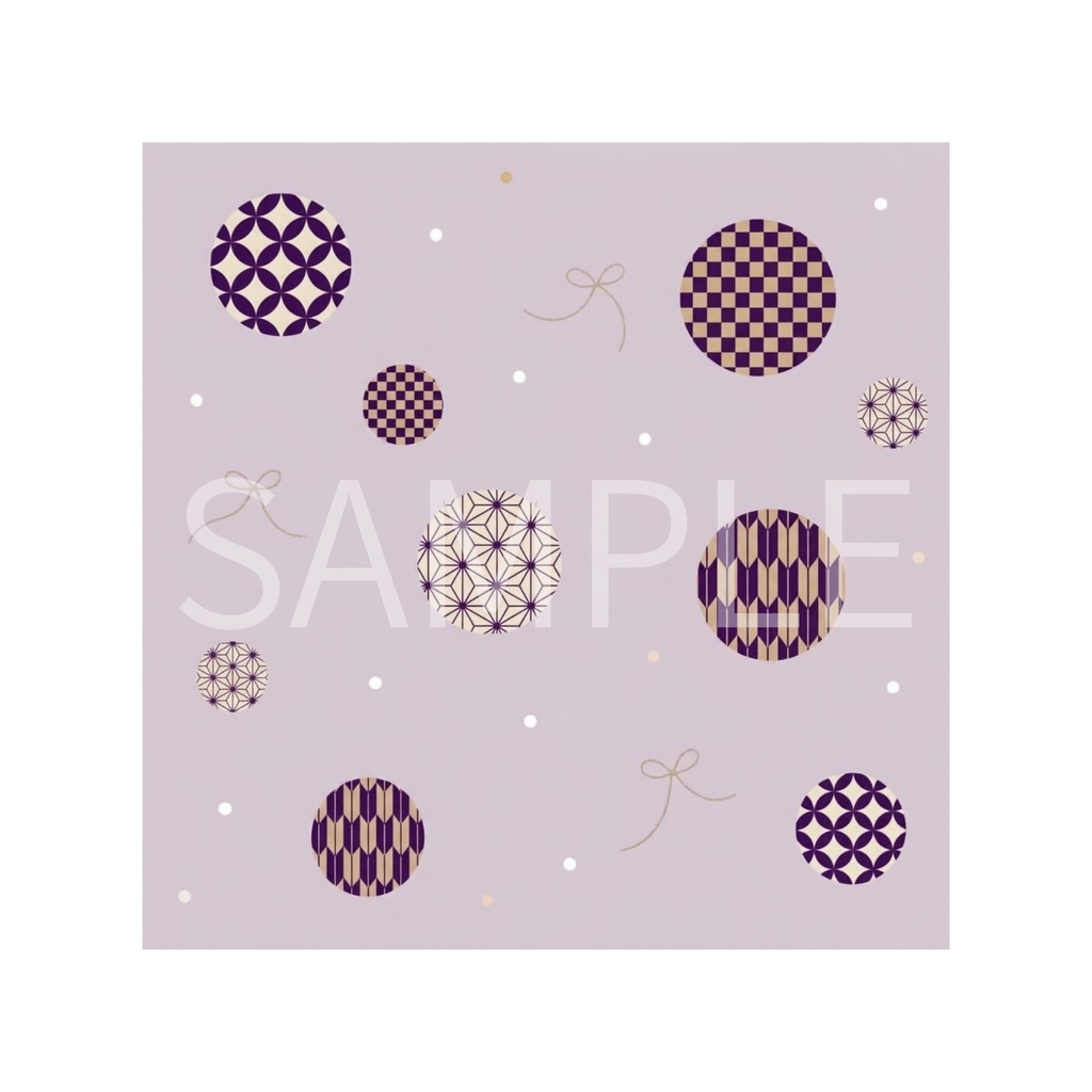 Japanese Pattern Medallions & Ribbons – 7 Designs | PNG