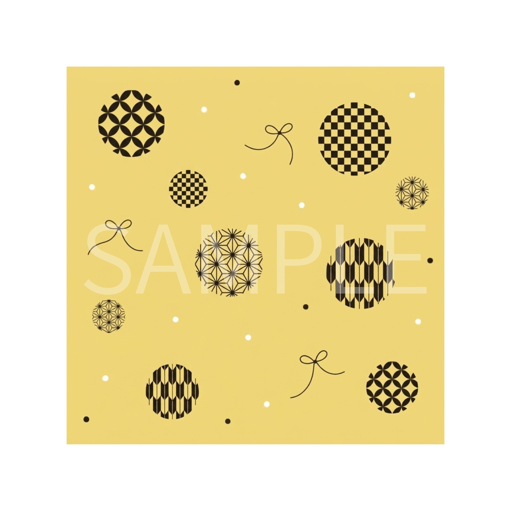 Japanese Pattern Medallions & Ribbons – 7 Designs | PNG